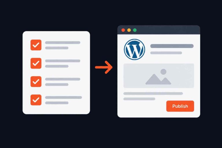 WordPress SEO basics checklist showing what Yoast checks on every post
